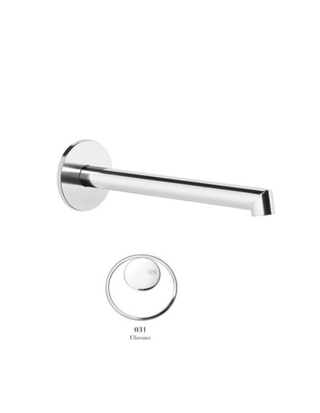 Bocca lunga Lavabo Gessi a parete serie Anello cod.63404 - Kallea