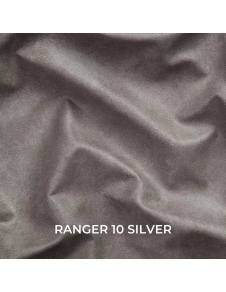 Divano angolare Trento Ranger 10 silver destro - Kallea