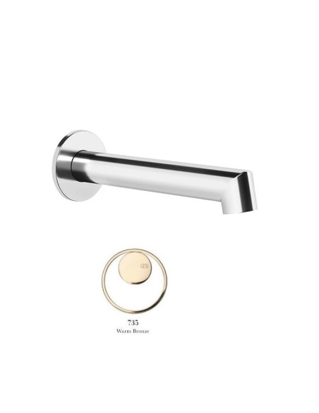 Bocca vasca a parete Gessi serie Anello cod.63603 - Kallea