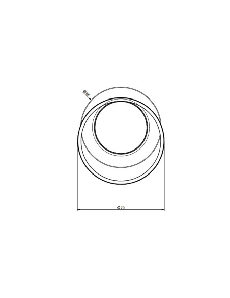 Miscelatore a parete Gessi serie Anello lavabo/doccia cod.63361 esterna cod.54055 incasso 1 via - Kallea