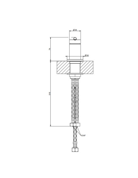 Comando Remoto gessi serie Ingranaggio cod.63600 - Kallea