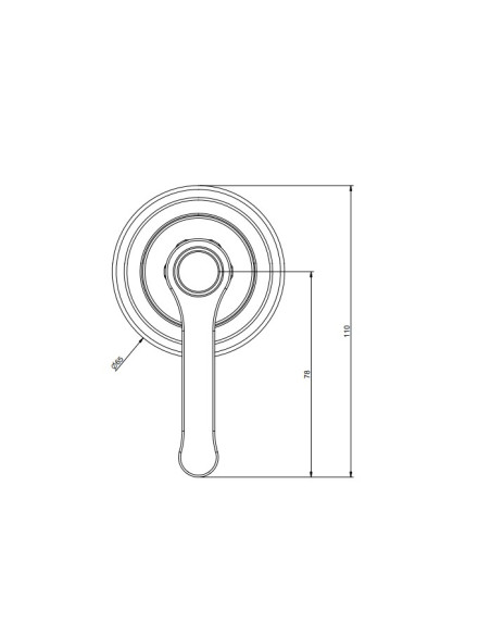 Miscelatore a parete Gessi serie Venti20 lavabo/doccia cod.65131 esterna cod.54055 incasso 1 via - Kallea