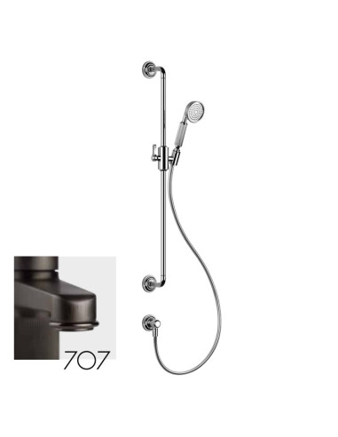 Asta Saliscendi Gessi serie venti20 cod.65142 con presa acqua doccetta anticalcare flessibile 1,50 m - Kallea