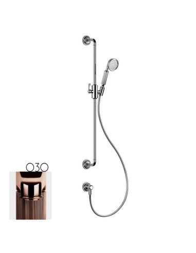 Asta Saliscendi Gessi serie venti20 cod.65142 con presa acqua doccetta anticalcare flessibile 1,50 m - Kallea