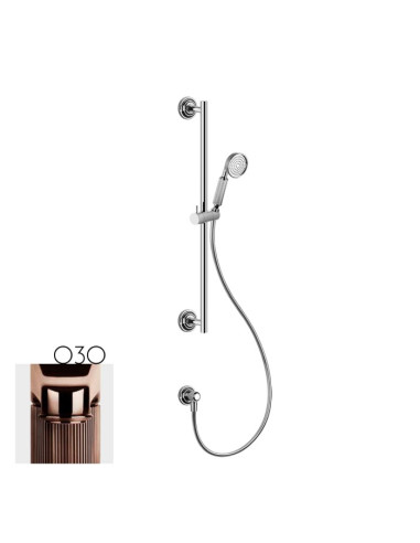 Asta Saliscendi Gessi serie Venti20 cod.65141 con presa acqua doccetta anticalcare flessibile 1,50 m - Kallea