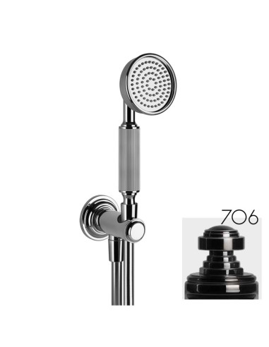 Set Doccia Gessi serie Venti20 cod.65123 presa acqua doccetta anticalcare e flessibile 1,5 m - Kallea