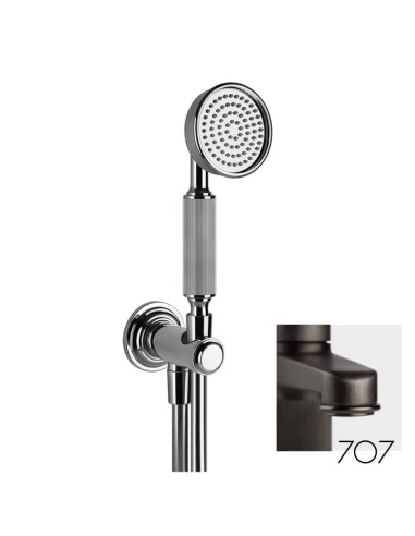 Set Doccia Gessi serie Venti20 cod.65123 presa acqua doccetta anticalcare e flessibile 1,5 m - Kallea