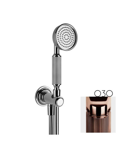 Set Doccia Gessi serie Venti20 cod.65123 presa acqua doccetta anticalcare e flessibile 1,5 m - Kallea