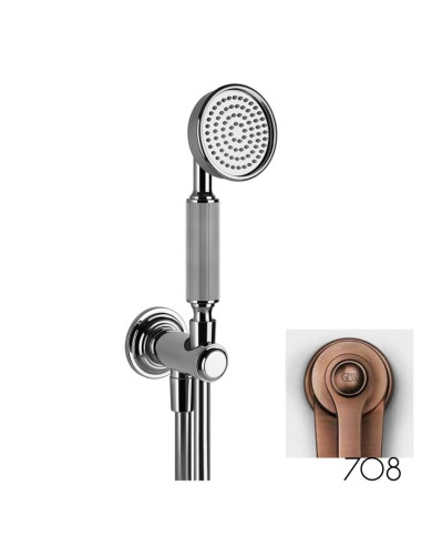 Set Doccia Gessi serie Venti20 cod.65123 presa acqua doccetta anticalcare e flessibile 1,5 m - Kallea