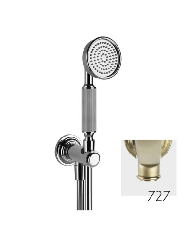 Set Doccia Gessi serie Venti20 cod.65123 presa acqua doccetta anticalcare e flessibile 1,5 m - Kallea