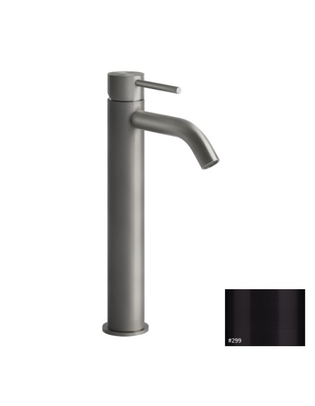 Miscelatore Lavabo alto Gessi serie 316 Flessa bocca corta cod.54009 senza scarico con flessibili di collegamento - Kallea