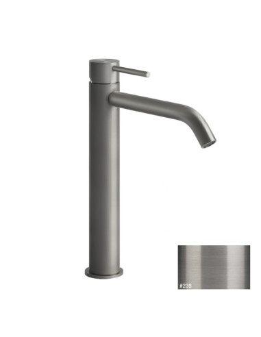 Miscelatore Lavabo alto Gessi serie 316 Flessa bocca lunga 54006 con flessibili di collegamento - Kallea