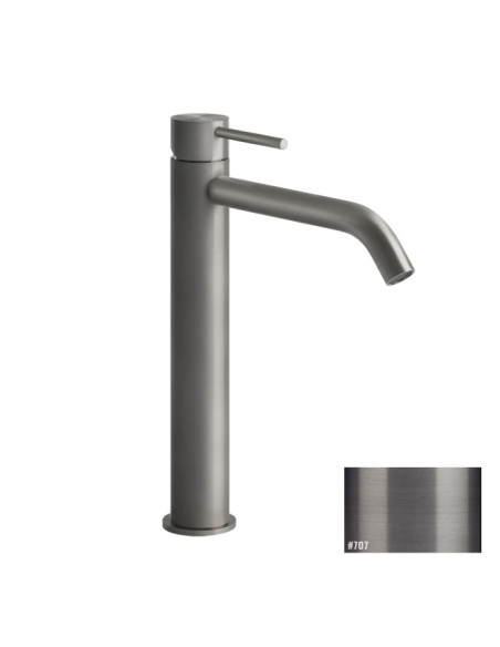 Miscelatore Lavabo alto Gessi serie 316 Flessa bocca lunga 54006 con flessibili di collegamento - Kallea