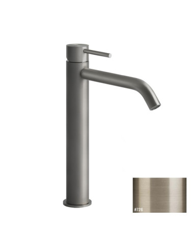 Miscelatore Lavabo alto Gessi serie 316 Flessa bocca lunga 54006 con flessibili di collegamento - Kallea