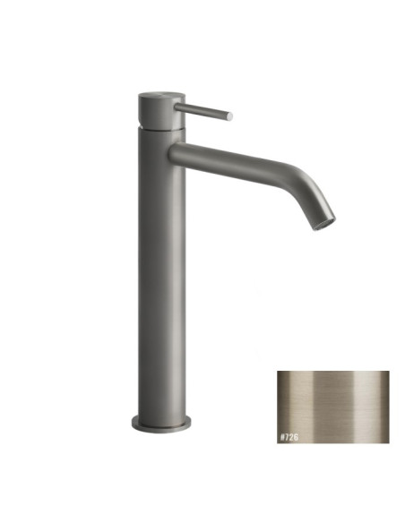 Miscelatore Lavabo alto Gessi serie 316 Flessa bocca lunga 54006 con flessibili di collegamento - Kallea