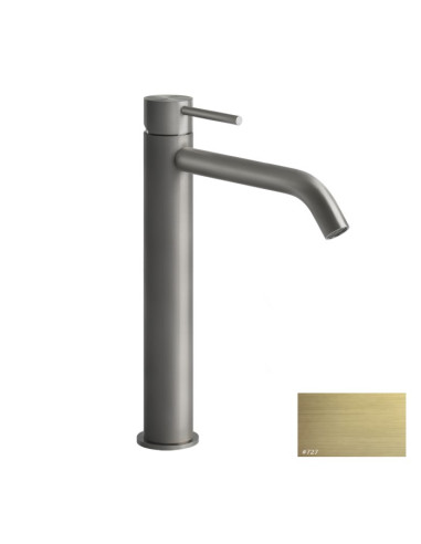 Miscelatore Lavabo alto Gessi serie 316 Flessa bocca lunga 54006 con flessibili di collegamento - Kallea