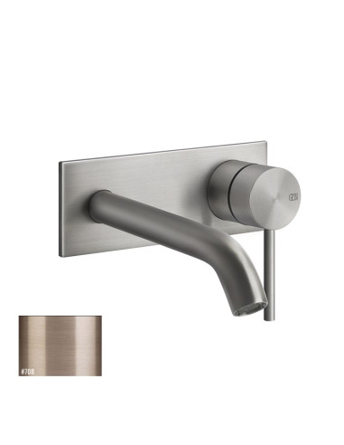 Miscelatore Gessi a incasso per lavabo canna media serie 316 Flessa cod.54088 + 54198 con parte incasso - Kallea