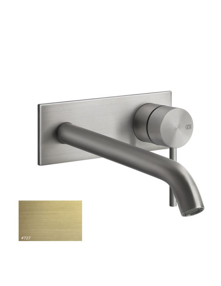 Miscelatore Gessi a incasso per lavabo canna lunga serie 316 Flessa cod.54090 + 54198 con parte incasso - Kallea