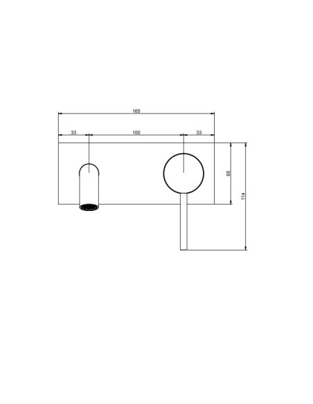 Miscelatore Gessi a incasso per lavabo lunghezza canna personalizzabile serie 316 Flessa cod.54084 esterna cod.54198 incasso ...