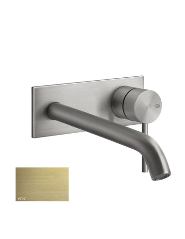 Miscelatore Gessi a incasso per lavabo lunghezza canna personalizzabile serie 316 Flessa cod.54084 esterna cod.54198 incasso ...