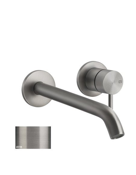 Miscelatore Gessi per lavabo a parete canna personalizzabile serie 316 Flessa cod.54089 esterna cod.54198 incasso - Kallea