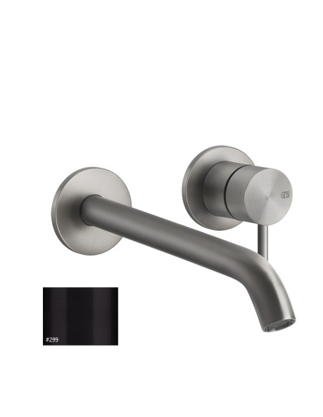 Miscelatore Gessi per lavabo a parete canna personalizzabile serie 316 Flessa cod.54089 esterna cod.54198 incasso - Kallea