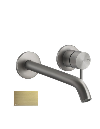 Miscelatore Gessi per lavabo a parete canna personalizzabile serie 316 Flessa cod.54089 esterna cod.54198 incasso - Kallea