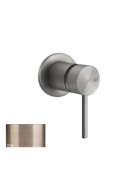 Miscelatore a parete lavabo/doccia Gessi 1 via serie 316 Flessa cod.54019 esterna cod.54055 incasso - Kallea