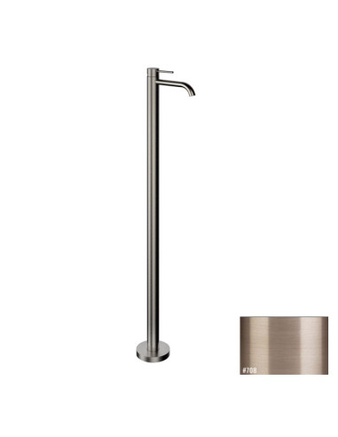 Miscelatore da terra lavabo Gessi serie 316 Flessa cod.54097 parte esterna - 46189 parte incasso - Kallea