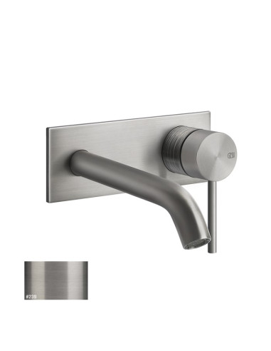 Miscelatore Gessi a incasso per lavabo canna media serie 316 Trame cod.54388 + 54198 con parte incasso - Kallea