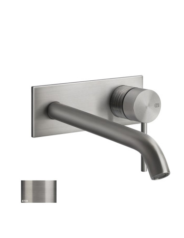 Miscelatore Gessi a incasso per lavabo canna lunga serie 316 Trame cod.54390 + 54198 con parte incasso - Kallea