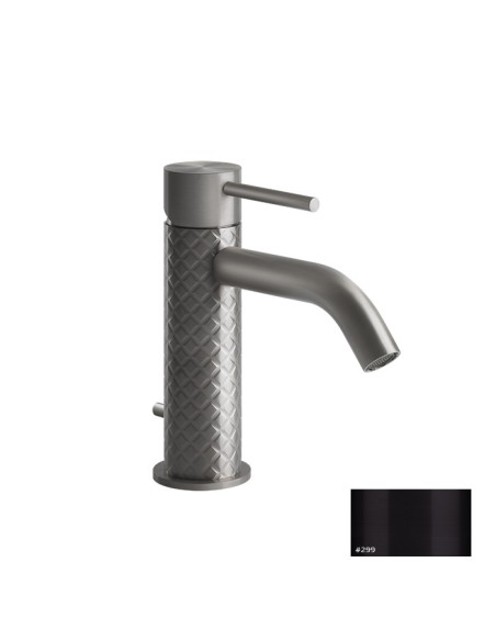 Miscelatore lavabo Gessi serie 316 Intreccio cod.54101 con scarico e flessibili di collegamento - Kallea