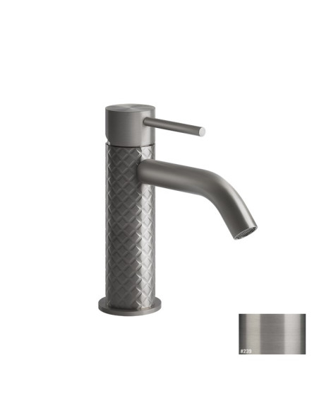 Miscelatore lavabo Gessi serie 316 Intreccio cod.54102 con flessibili di collegamento - Kallea