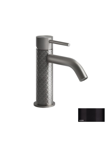 Miscelatore lavabo Gessi serie 316 Intreccio cod.54102 con flessibili di collegamento - Kallea