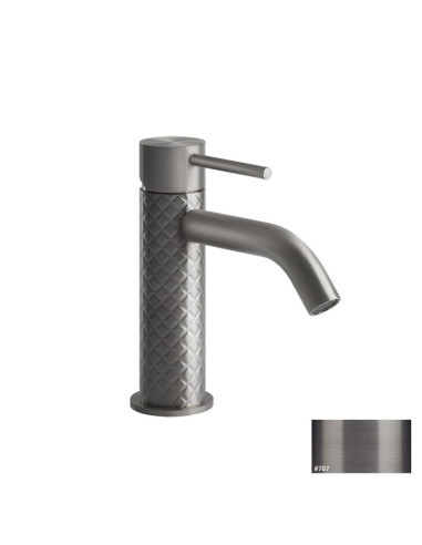 Miscelatore lavabo Gessi serie 316 Intreccio cod.54102 con flessibili di collegamento - Kallea