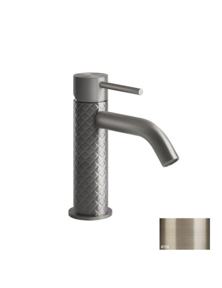 Miscelatore lavabo Gessi serie 316 Intreccio cod.54102 con flessibili di collegamento - Kallea