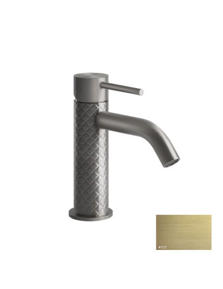 Miscelatore lavabo Gessi serie 316 Intreccio cod.54102 con flessibili di collegamento - Kallea