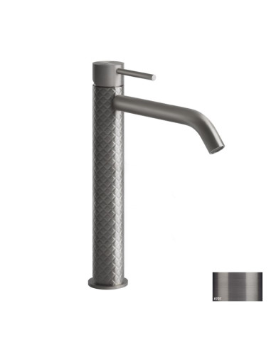 Miscelatore Lavabo alto Gessi serie 316 Intreccio bocca lunga 54106 con flessibili di collegamento - Kallea