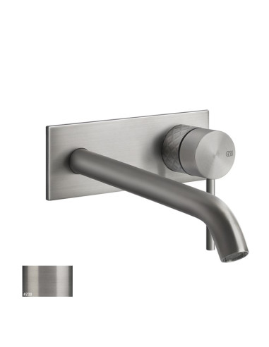 Miscelatore Gessi a incasso per lavabo canna lunga serie 316 Intreccio cod.54190 + 54198 con parte incasso - Kallea