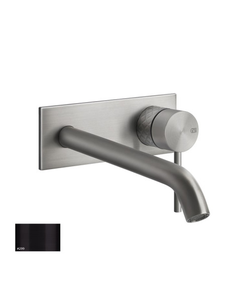 Miscelatore Gessi a incasso per lavabo canna lunga serie 316 Intreccio cod.54190 + 54198 con parte incasso - Kallea