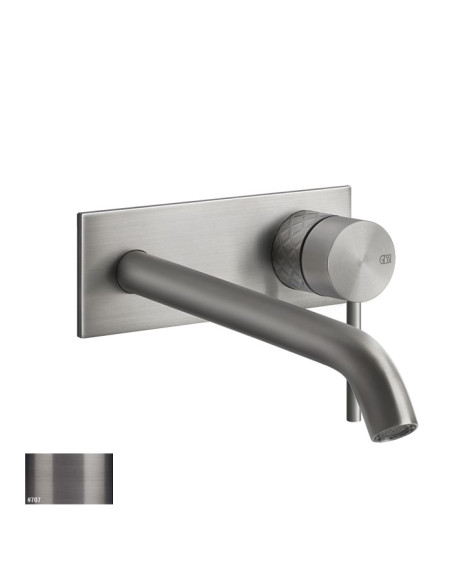 Miscelatore Gessi a incasso per lavabo canna lunga serie 316 Intreccio cod.54190 + 54198 con parte incasso - Kallea