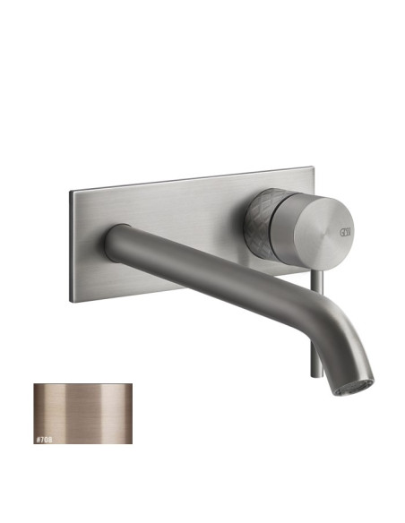 Miscelatore Gessi a incasso per lavabo canna lunga serie 316 Intreccio cod.54190 + 54198 con parte incasso - Kallea