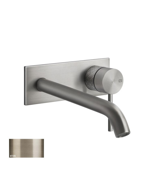 Miscelatore Gessi a incasso per lavabo canna lunga serie 316 Intreccio cod.54190 + 54198 con parte incasso - Kallea