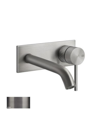 Miscelatore Gessi a incasso per lavabo canna lunghezza personalizzabile serie 316 Intreccio cod.54184 + 54198 con parte incas...