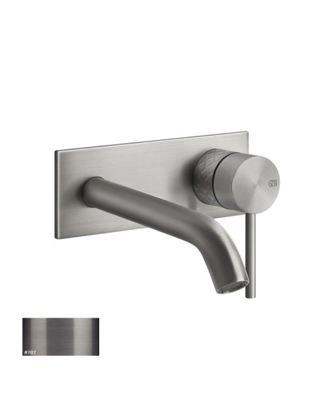 Miscelatore Gessi a incasso per lavabo canna lunghezza personalizzabile serie 316 Intreccio cod.54184 + 54198 con parte incas...