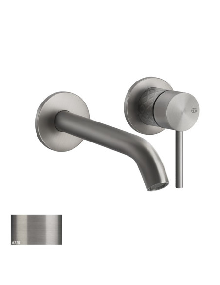 Miscelatore Gessi a incasso per lavabo canna media serie 316 Intreccio cod.54183 + 54198 con parte incasso - Kallea