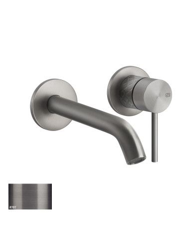 Miscelatore Gessi a incasso per lavabo canna media serie 316 Intreccio cod.54183 + 54198 con parte incasso - Kallea