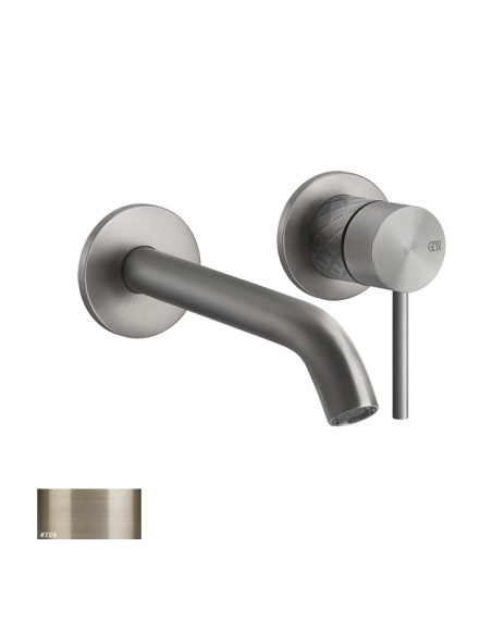 Miscelatore Gessi a incasso per lavabo canna media serie 316 Intreccio cod.54183 + 54198 con parte incasso - Kallea