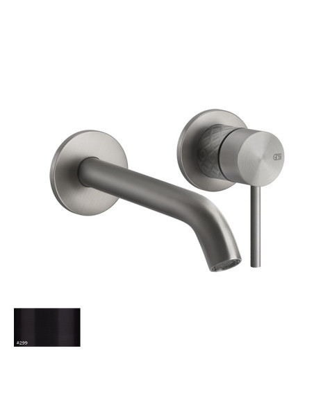 Miscelatore Gessi a incasso per lavabo canna lunga serie 316 Intreccio cod.54186 + 54198 con parte incasso - Kallea