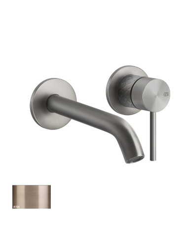 Miscelatore Gessi a incasso per lavabo canna lunga serie 316 Intreccio cod.54186 + 54198 con parte incasso - Kallea